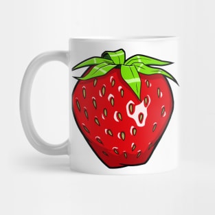 Strawberry BADGE Small Left Breast Logo Mug